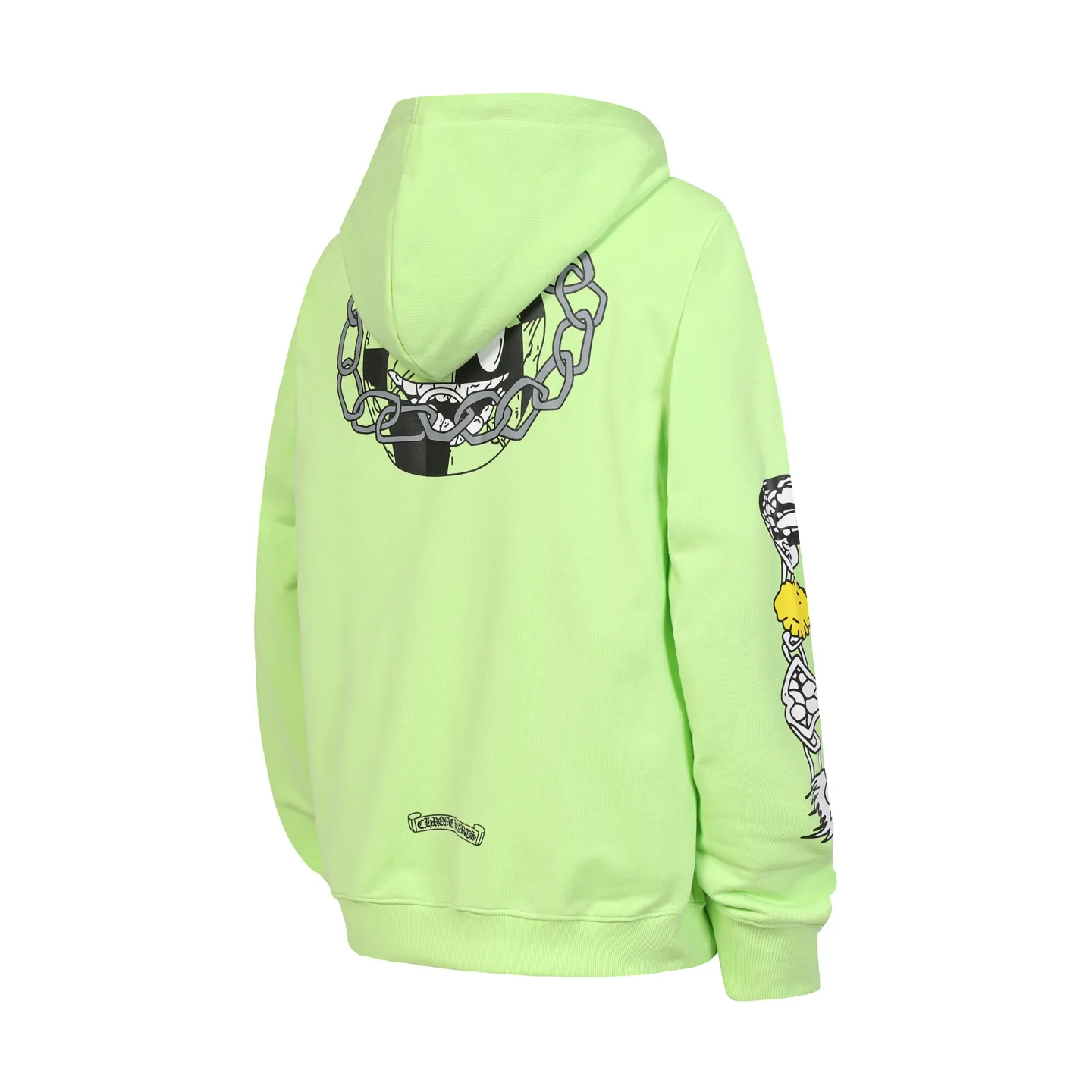P260 Cross-border model, please do not place an order if you pursue quality - Chrome Hearts/Chrome Hearts Graffiti✍️ Printed zipper sweatshirt cardigan jacket - High weight, high density and high quality. The wool is soft, delicate and skin-friendly. Soft and silky to the touch. Excellent warmth and skin-friendly properties. - Custom-woven and custom-dyed, no color difference. No matter the fabric or workmanship details, it beats the ordinary version on the market. - Hardware zipper accessories are all customized, full of details - Color: fluorescent green - Size: S M LXL